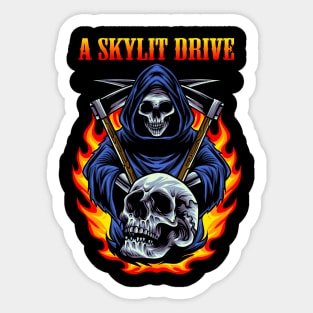 A SKYLIT BAND Sticker